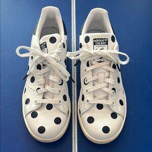adidas Kids Sneakers White with Black Dots